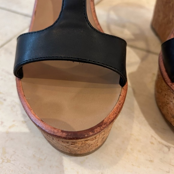 Steve Madden Cork Espadrille Heels Size 9 - Picture 5 of 8